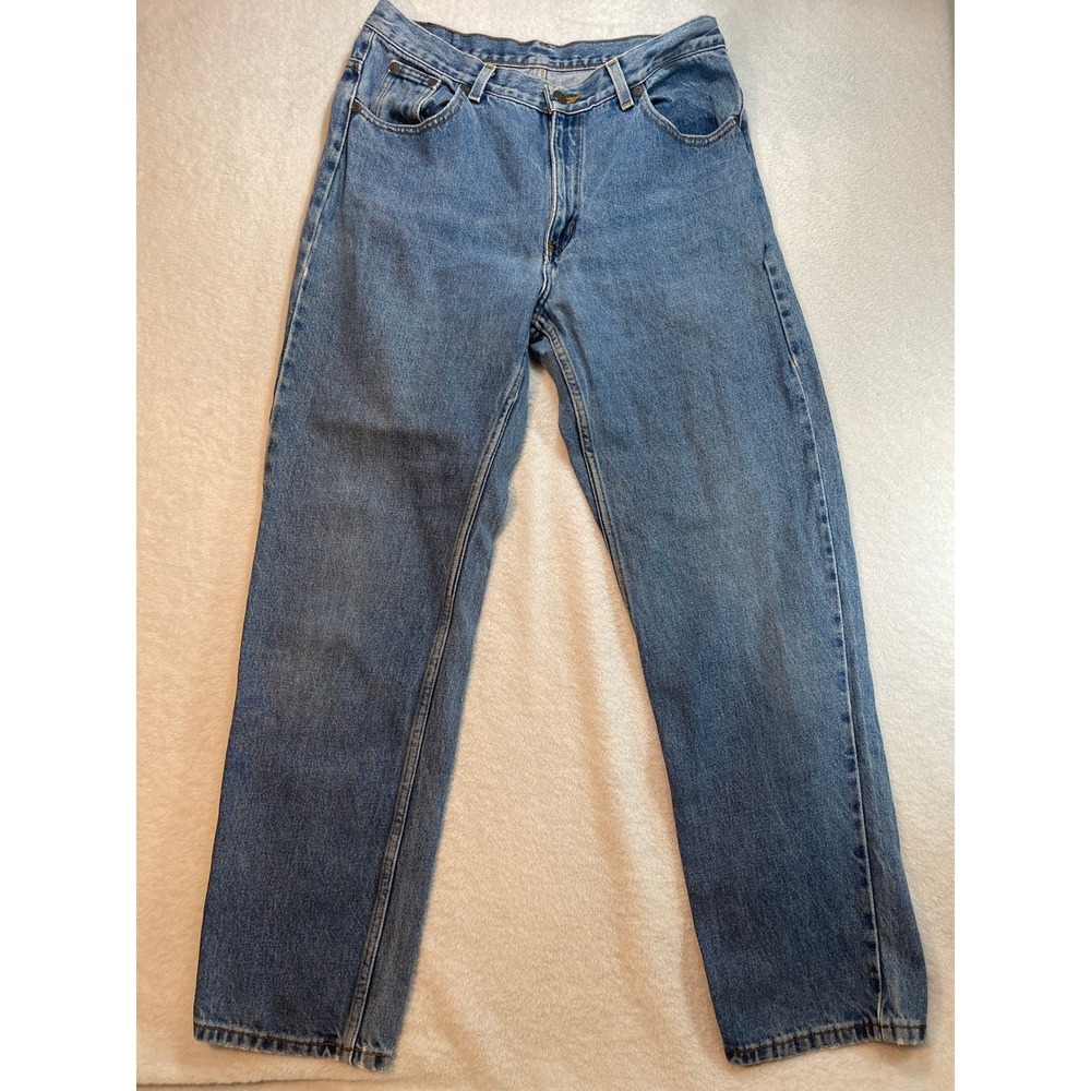 Silver Dollar Jeans Vintage Straight Leg Medium Wash Denim High Rise Size 11-12